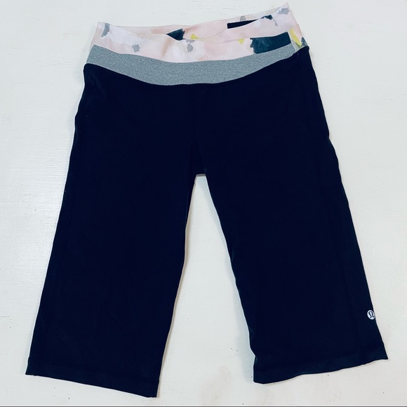 Lululemon Black Capri Leggings Stretchy size 8 - Picture 6 of 8